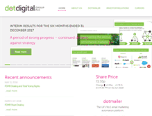 Tablet Screenshot of dotdigitalgroup.com